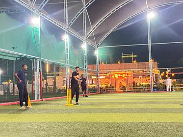 Snapshot from eChai Startup Cricket Night in Ahmedabad