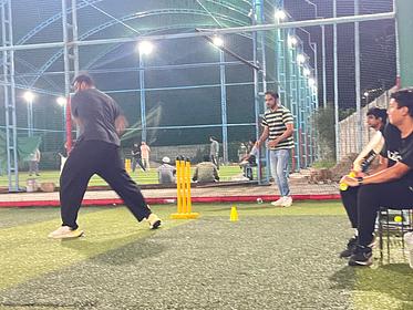 Snapshot from eChai Startup Cricket Night in Ahmedabad