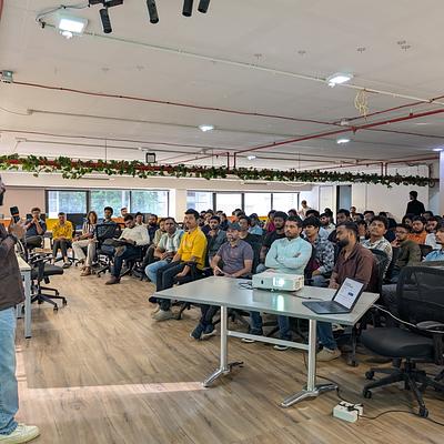 Snapshot from AI x SaaS Startup Meetup in Pune