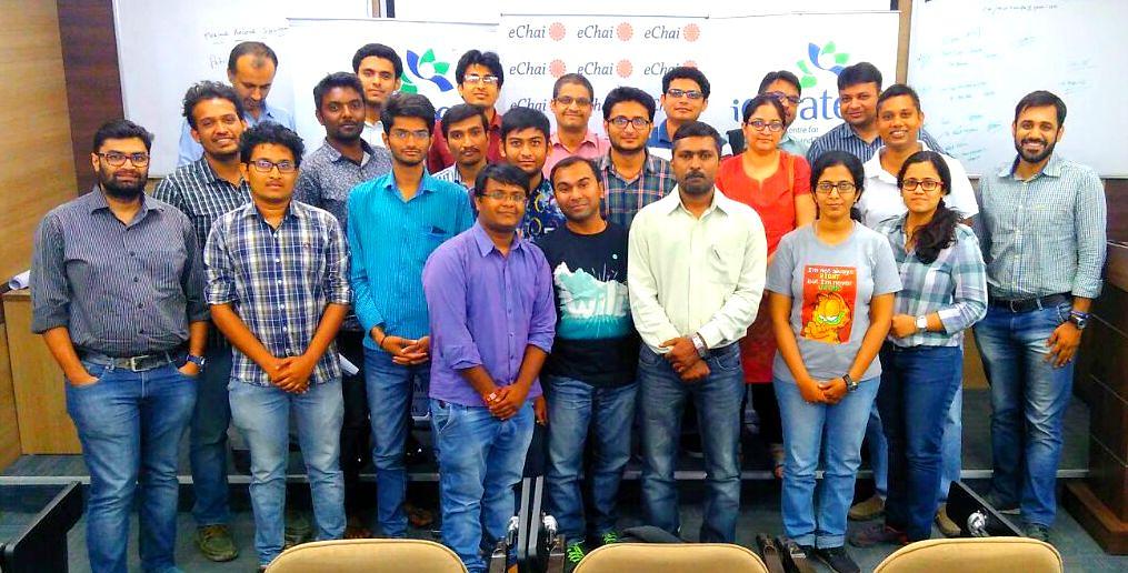 Cover for eChai Startup Forum Ahmedabad - Week 2. April 2016