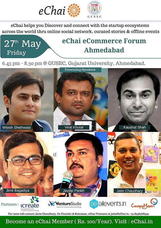 Cover for eChai eCommerce Forum @ GUSEC