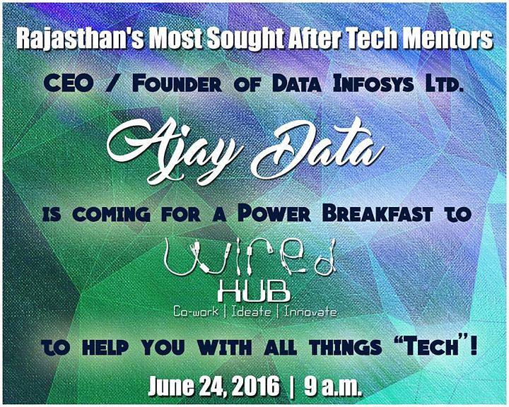 Cover for Power Breakfast with Mr. Ajay Data