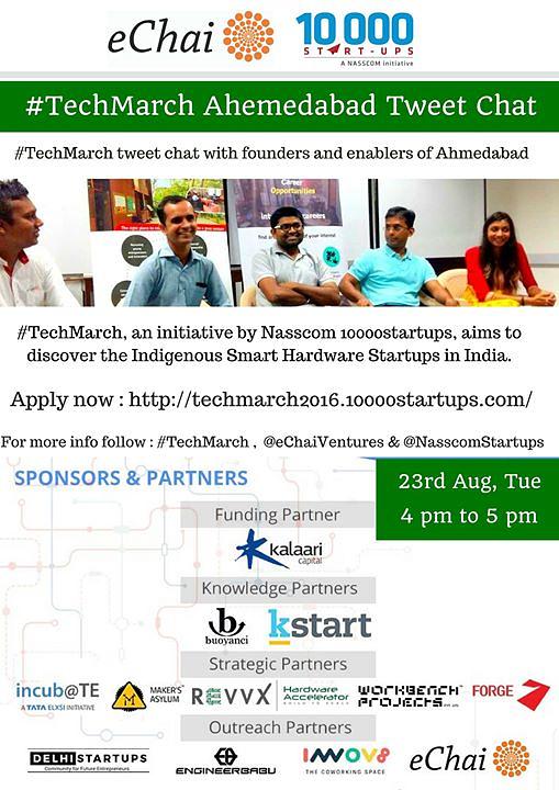 Cover for ★ #TechMarch Ahmedabad Tweet Chat ★