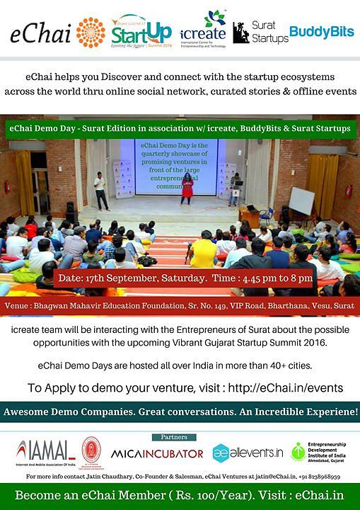 Cover for ★ eChai Demo Day - Surat Edition ★