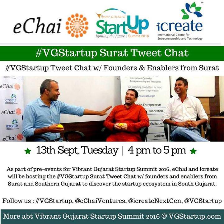Cover for ★ #VGStartup Surat Tweet Chat ★