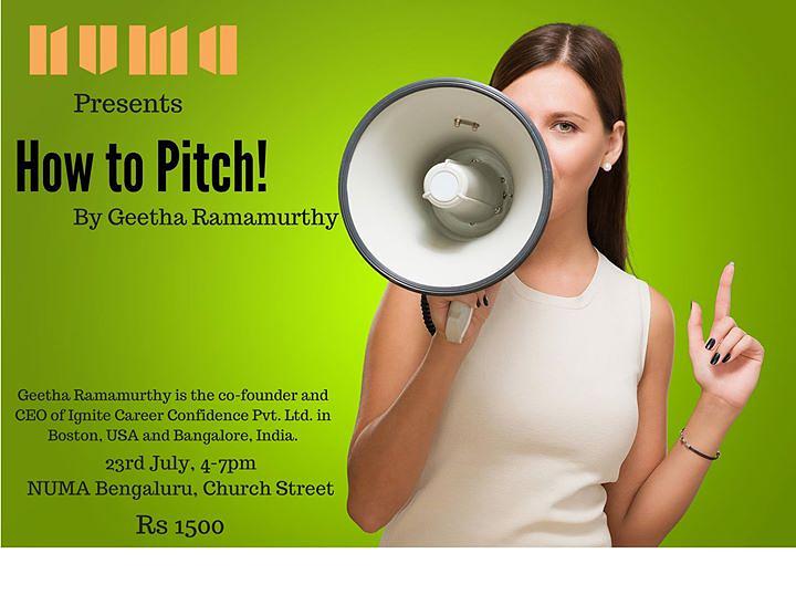 Cover for How to Pitch by Geetha Ramamurthy