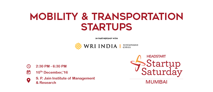 Cover for SSMUM December - Mobility Startups in partnership with WRI India