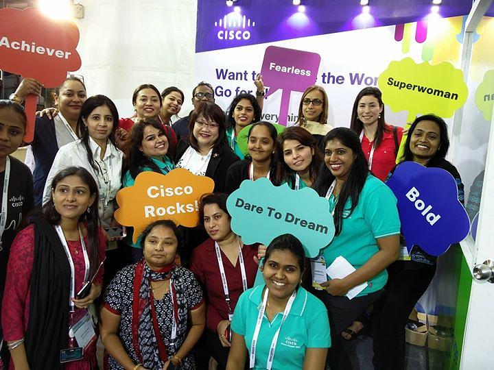 Cover for Cisco Women In Computing at Grace Hopper Conference, India