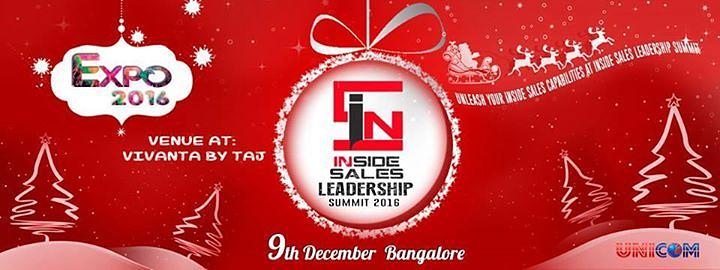 Cover for Inside Sales Leadership Summit 2016