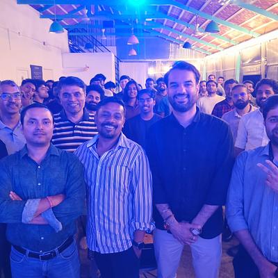 Snapshot from eChai Startup Demo Day in Bengaluru