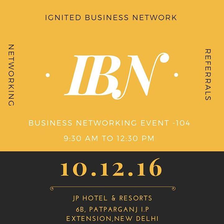 Cover for Business Networking Event 104