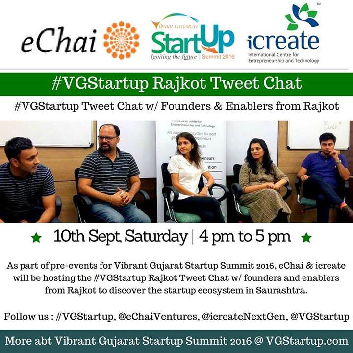 Cover for ★ #VGStartup Rajkot Tweet Chat ★