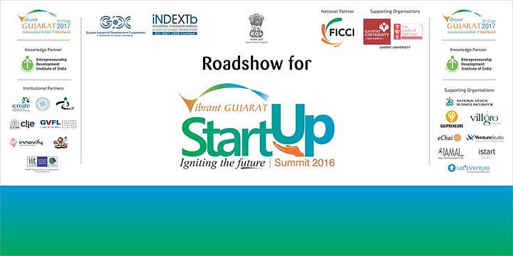 Cover for Roadshow for Vibrant Gujarat Startup Summit 2016