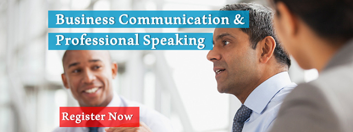 Cover for Workshop on Business Communication & Professional Speaking