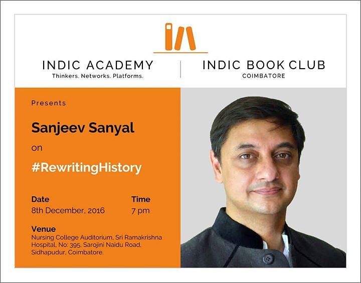 Cover for Indic Book Club Coimbatore Launch