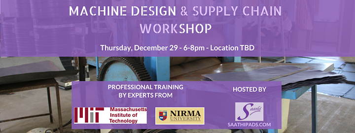 Cover for Machine Design & Supply Chain Workshop
