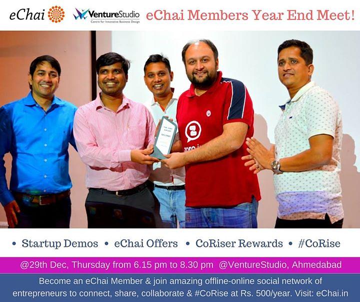 Cover for ★ eChai Members Year End Meet w/ Startup Demos, Offers & More ★