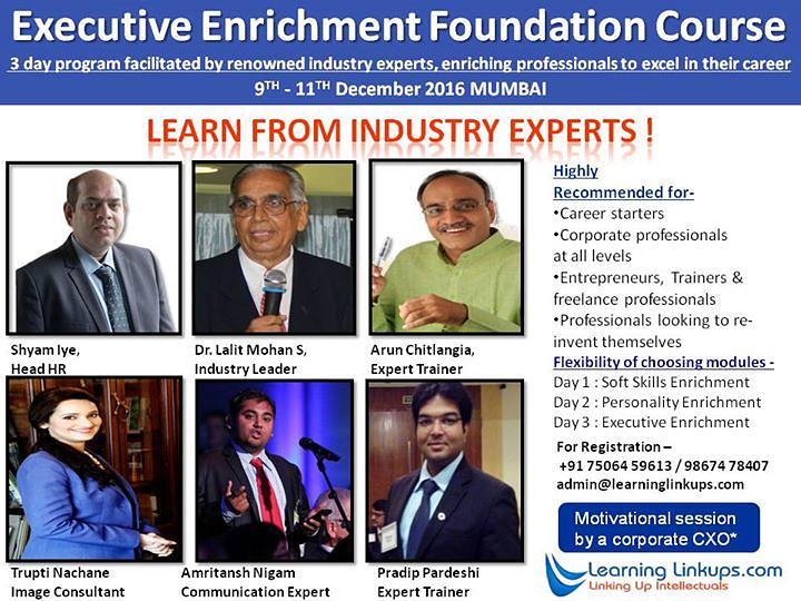 Cover for Executive Foundation Course !