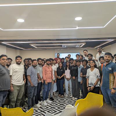 Snapshot from eChai's Startup Open House in Hyderabad