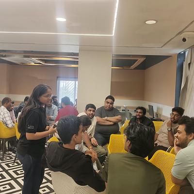 Snapshot from eChai's Startup Open House in Hyderabad
