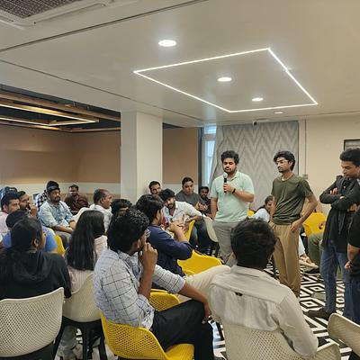 Snapshot from eChai's Startup Open House in Hyderabad