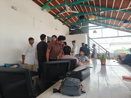 Snapshot from eChai's Startup Open House in Bengaluru