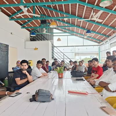 Snapshot from eChai's Startup Open House in Bengaluru