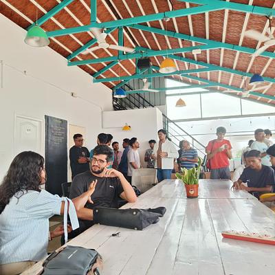 Snapshot from eChai's Startup Open House in Bengaluru