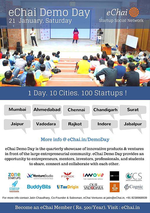 Cover for ★ Twitter Edition of eChai Demo Day ★