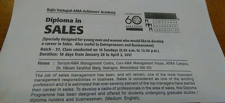 Cover for Diploma in Sales Batch 37