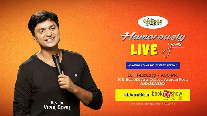 Cover for Humourously Yours - A special by Vipul Goyal