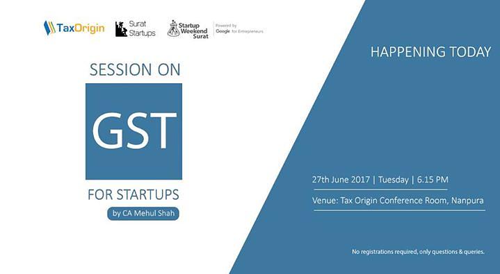 Cover for GST for Startups by CA Mehul Shah