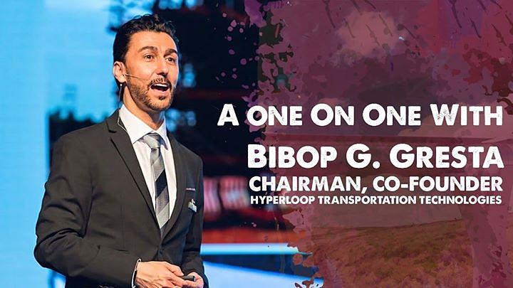 Cover for A one on one with Mr. Bibop, Chairman, Hyperloop Transportation