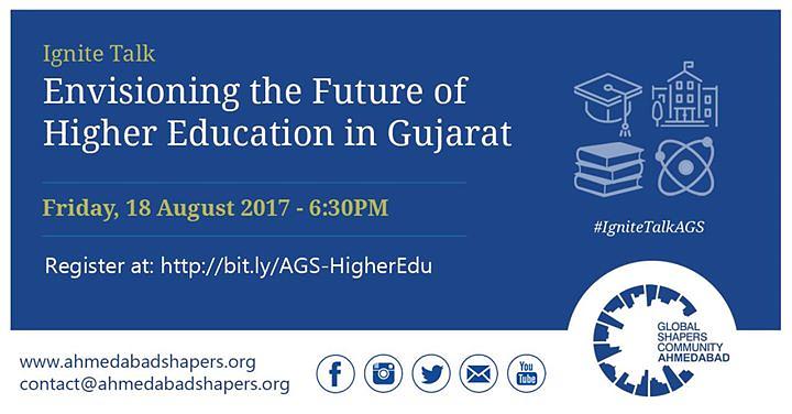 Cover for Envisioning the future of Higher Education in Gujarat