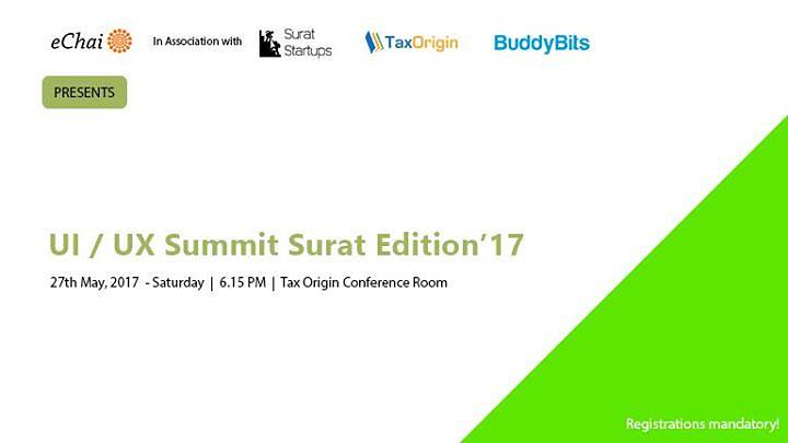 Cover for UI / UX Summit Surat Edition'17
