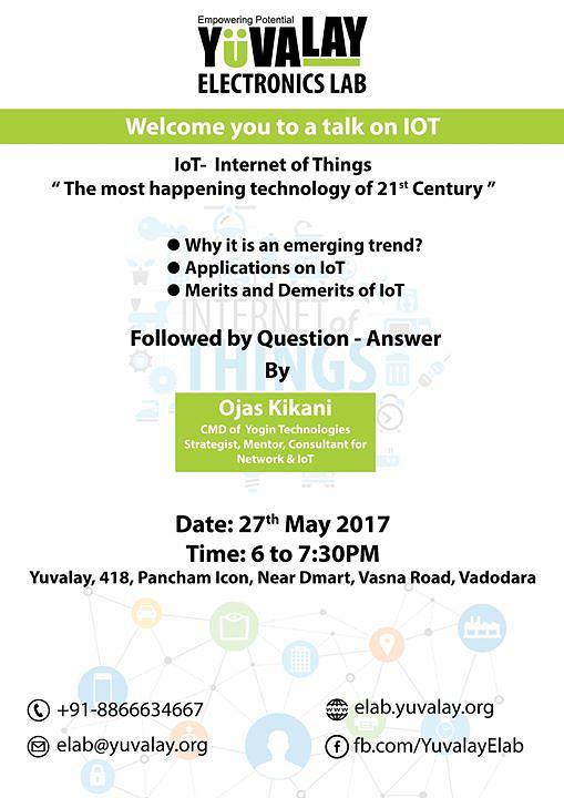 Cover for Talk on IoT