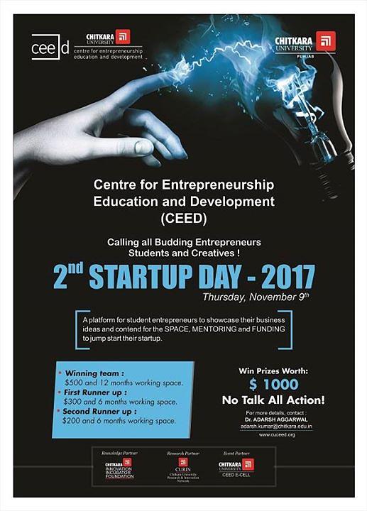 Cover for 2nd Startup Day 2017