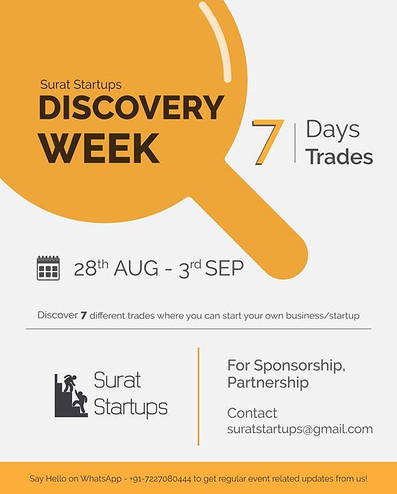 Cover for Surat Startups Discovery Week