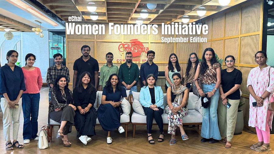From eChai Women Founders Initiative in Hyderabad with CoKarma