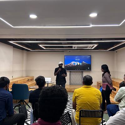 Snapshot from Hyderabad Startup Day