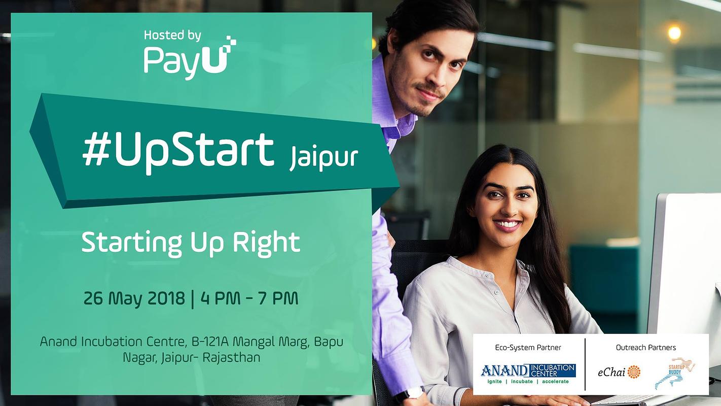 Cover for UpStart Jaipur - Starting Up Right