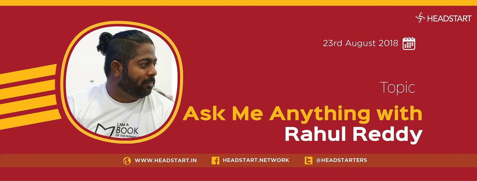 Cover for Ask Me Anything with Rahul Reddy, Founder, Octopus Group