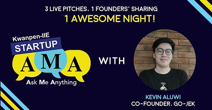 Cover for Go-Jek Co-Founder, Kevin Aluwi at Startup AMA (Ask Me Anything)