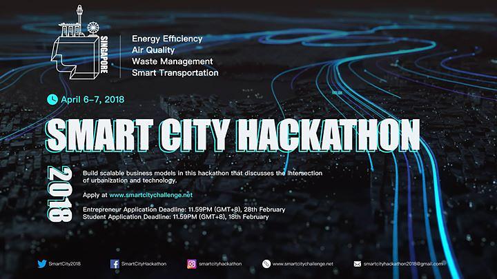 Cover for Smart City Hackathon 2018 in Singapore