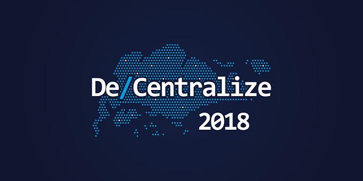Cover for De/Centralize 2018