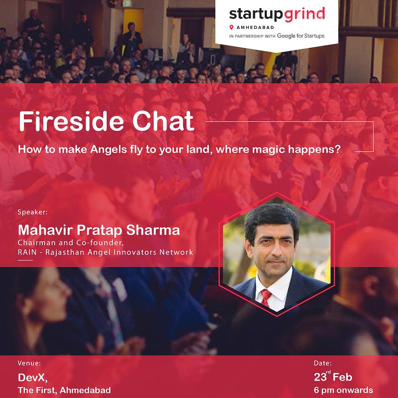 Cover for Startup Grind Fireside Chat: Fireside Chat - How to make Angels fly to your land, where magic happens?