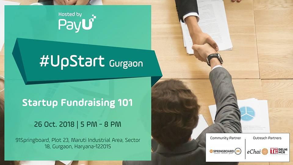 Cover for UpStart Gurgaon - Startup Fundraising 101