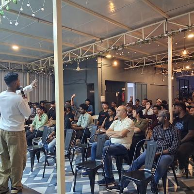 Snapshot from Bengaluru Startup Meetup