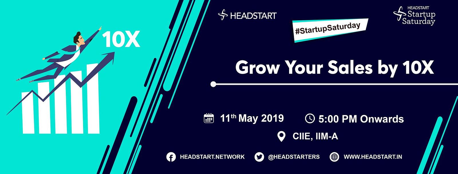 Cover for Grow your Sales by 10X [Headstart Ahmedabad]