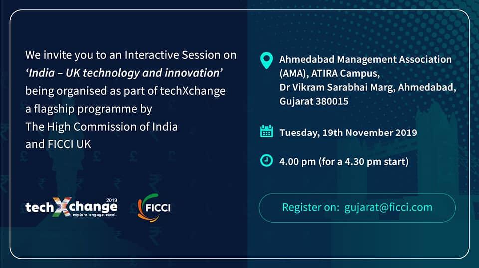 Cover for Interactive Session on ‘India – 'UK Technology & Innovation'’